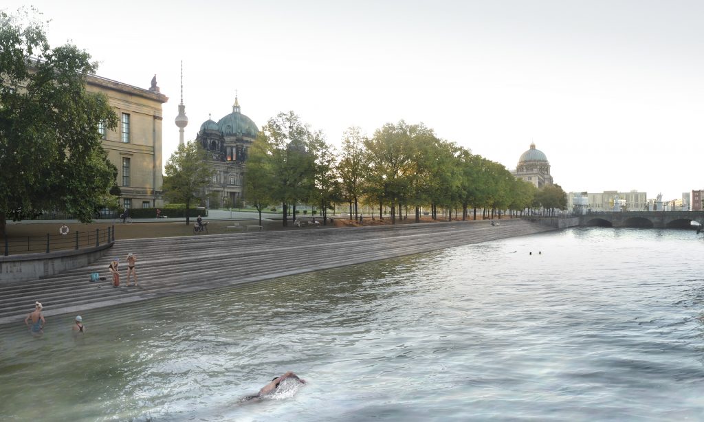 Visualisierung Flussbad Berlin