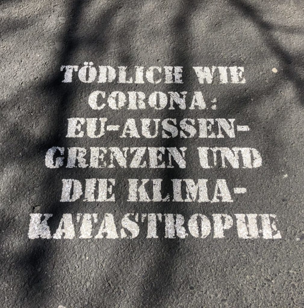 “Deadly as Corona: External EU borders and climate catastrophe.” April 11th 2020