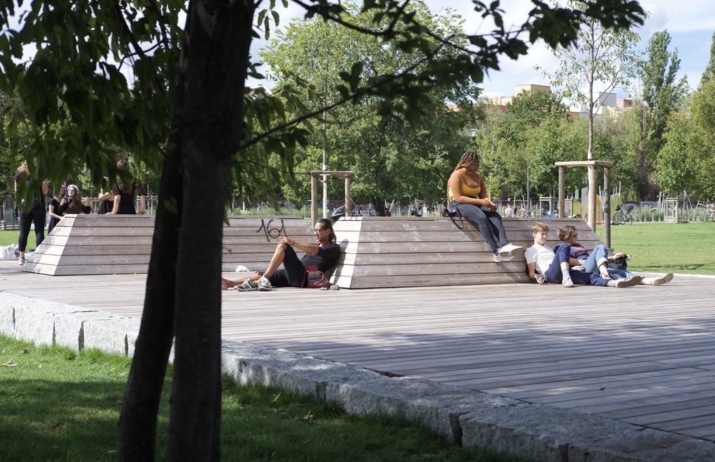 New playfield, Mauerpark, Berlin, 2020